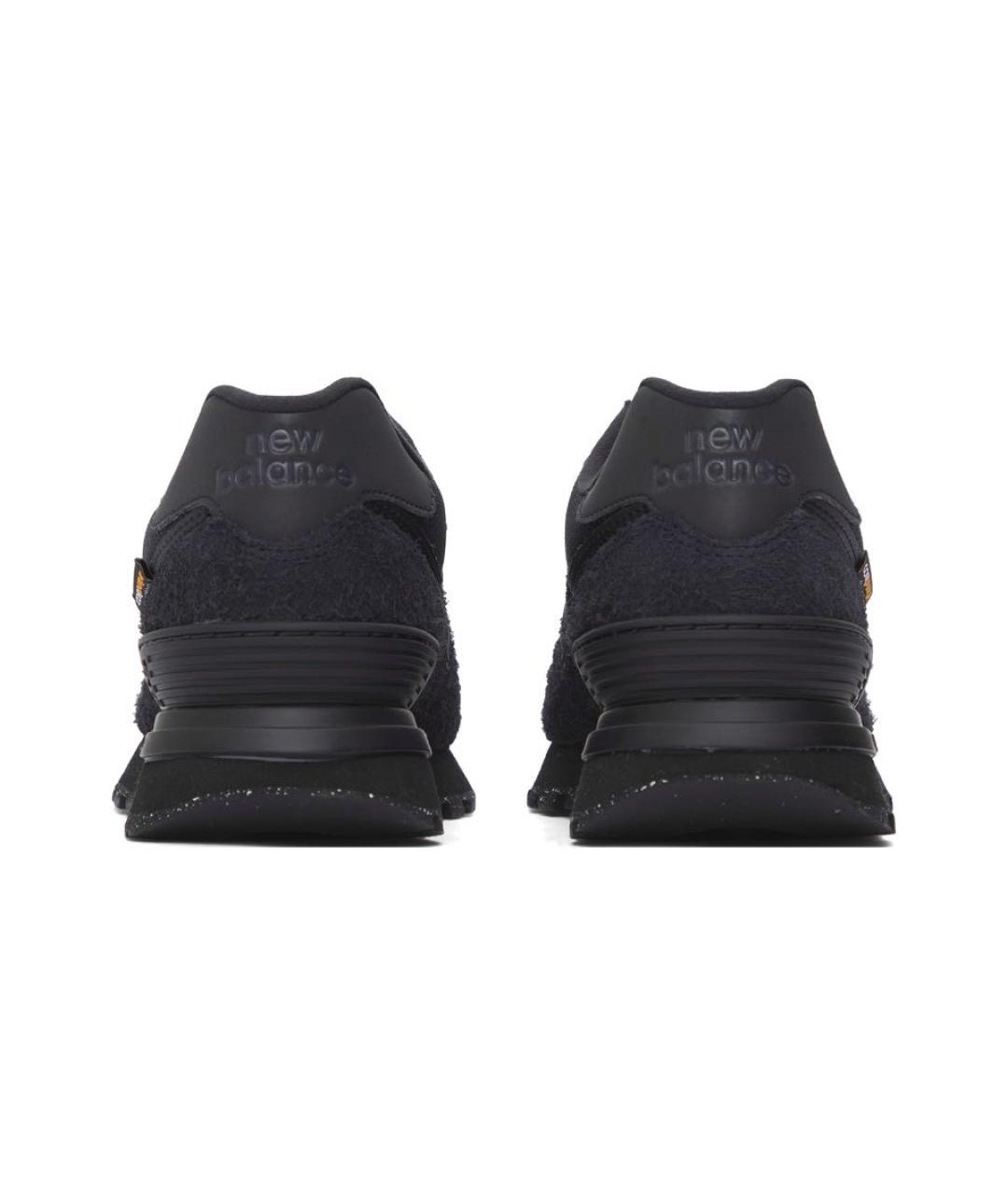 NEW BALANCE Черные замшевые высокие кроссовки / кеды, фото 4