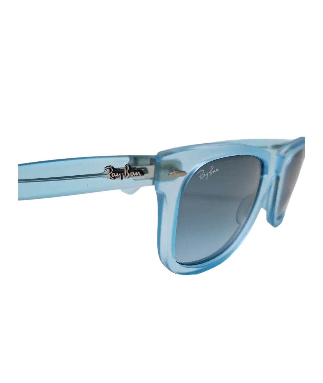 RAY BAN Голубые пластиковые солнцезащитные очки, фото 5