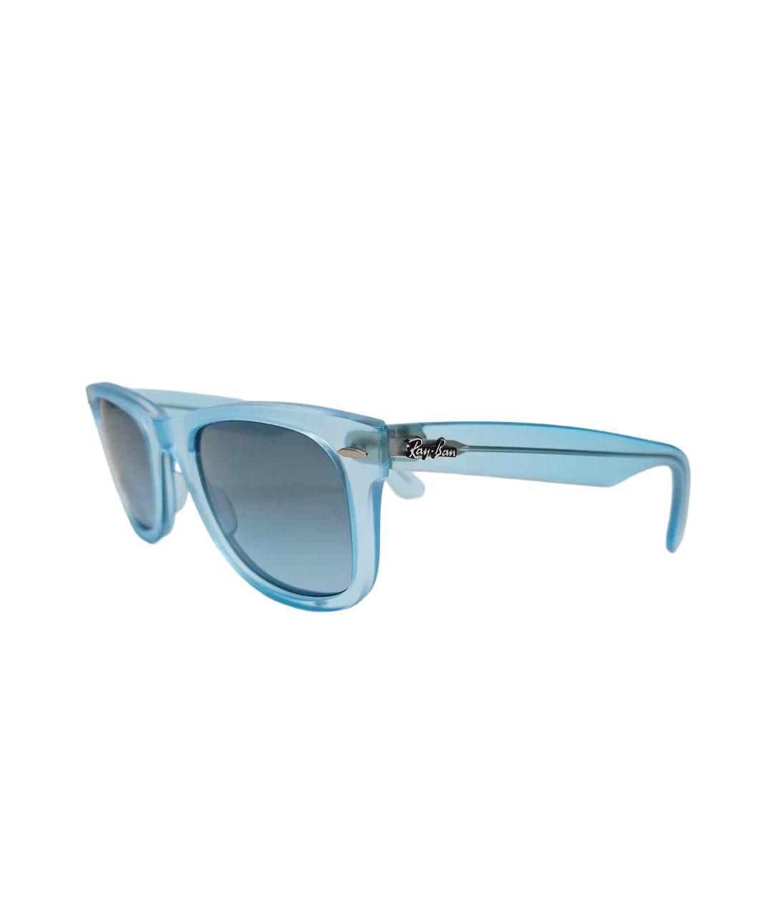 RAY BAN Голубые пластиковые солнцезащитные очки, фото 2