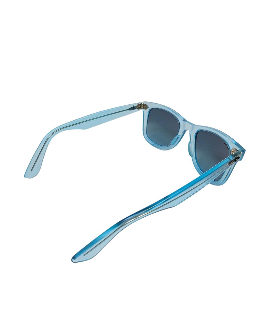 RAY BAN Голубые пластиковые солнцезащитные очки, фото 3