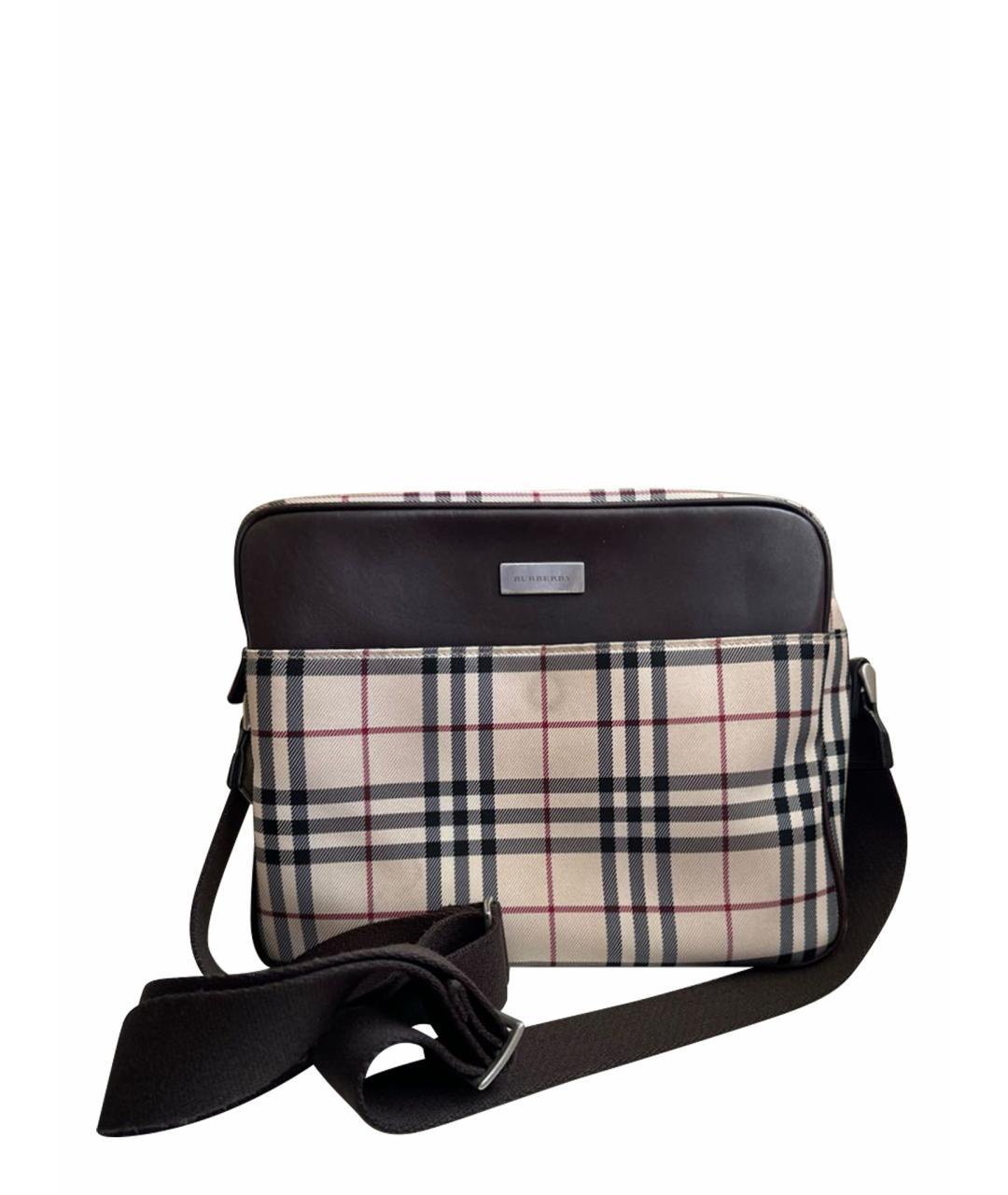 BURBERRY Бежевая сумка на плечо, фото 1