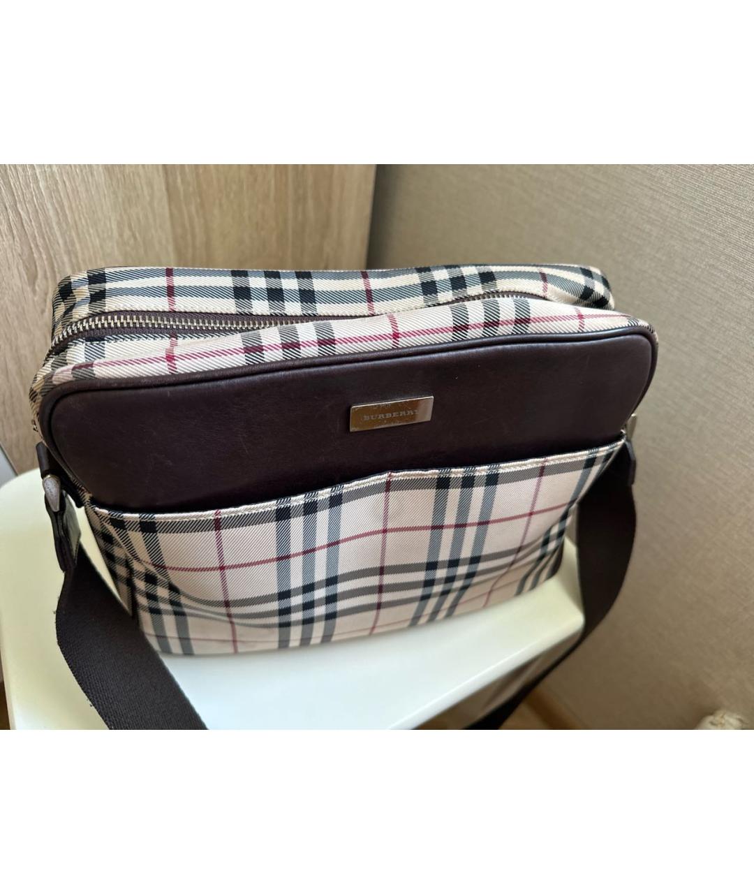 BURBERRY Бежевая сумка на плечо, фото 3