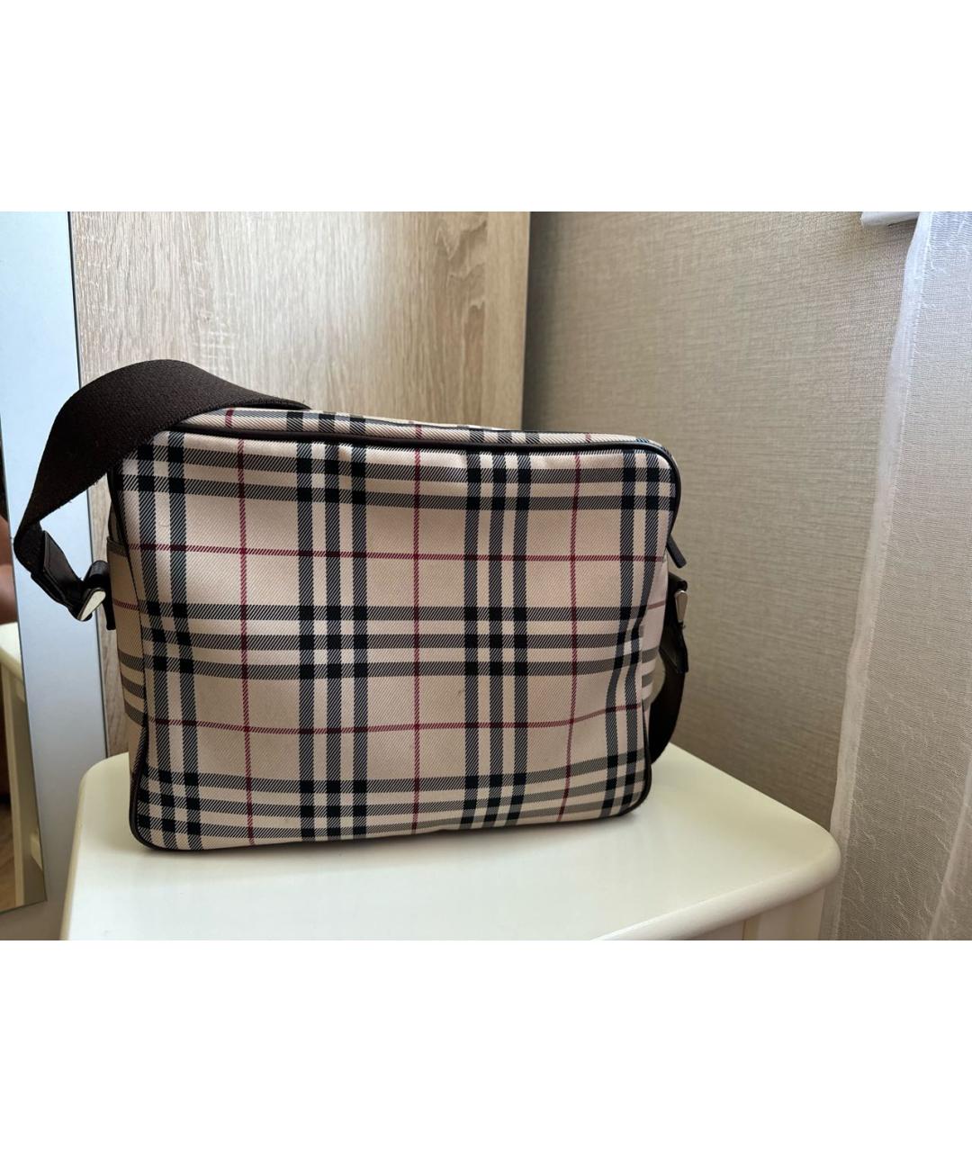 BURBERRY Бежевая сумка на плечо, фото 7