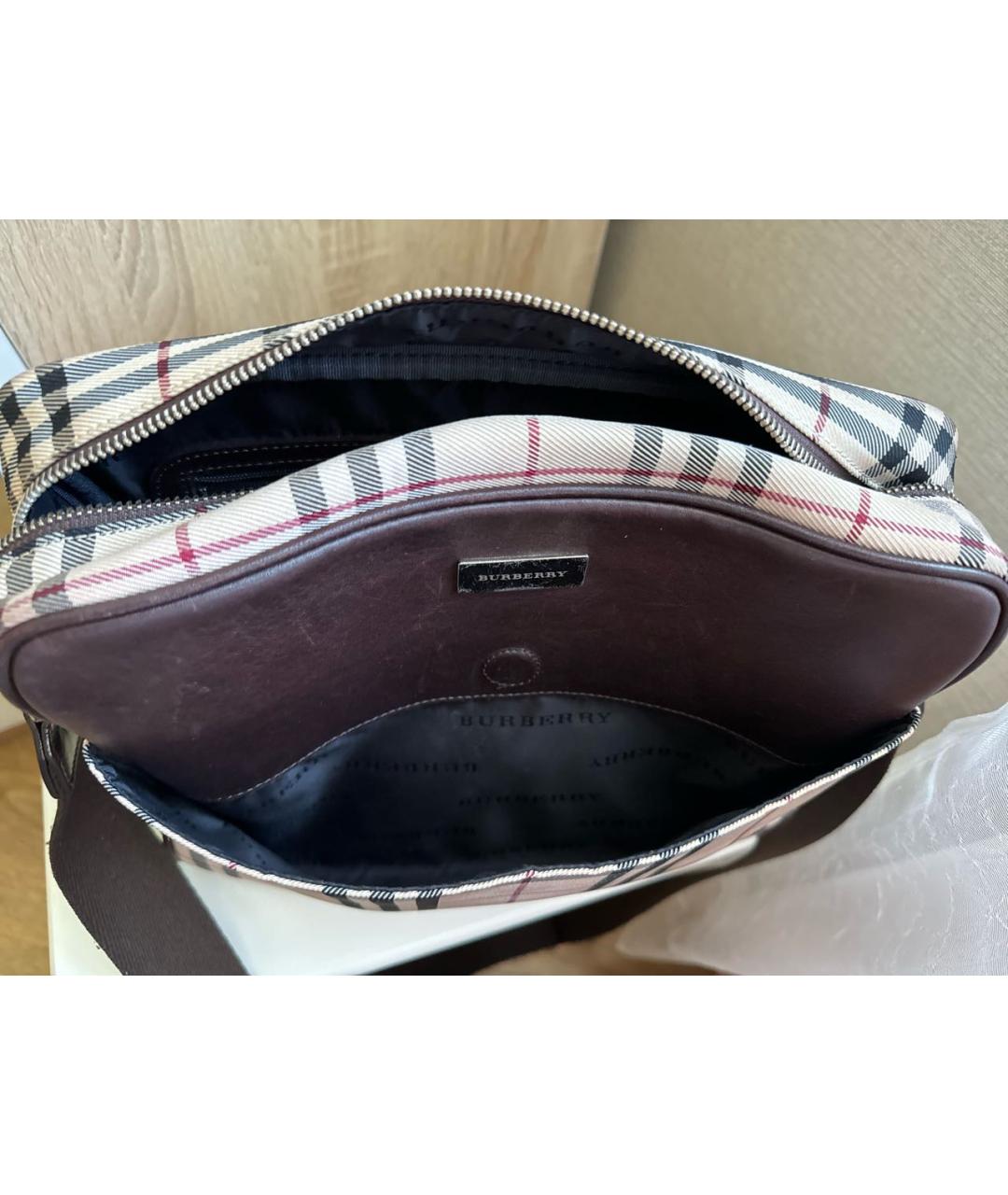 BURBERRY Бежевая сумка на плечо, фото 5