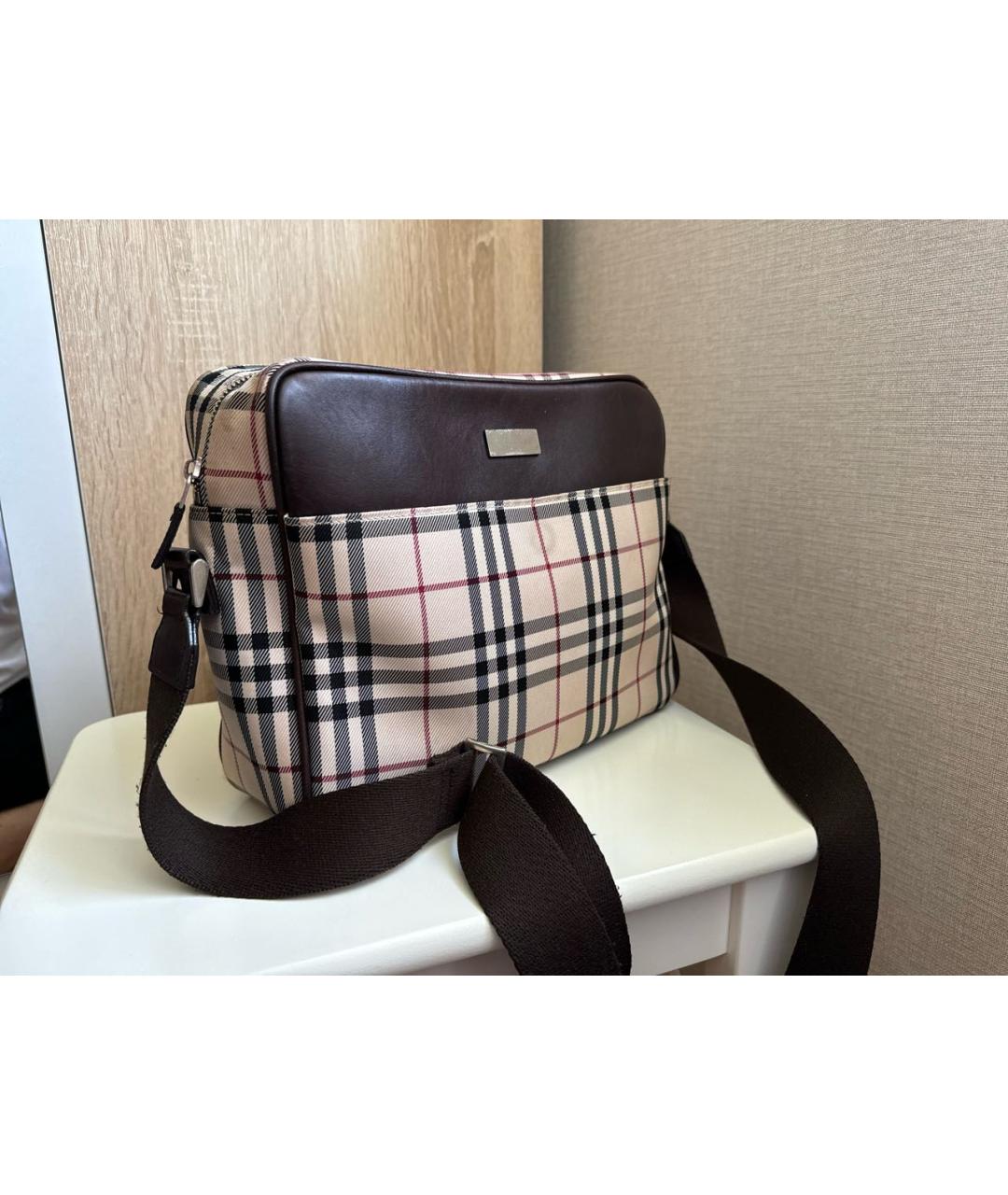 BURBERRY Бежевая сумка на плечо, фото 2