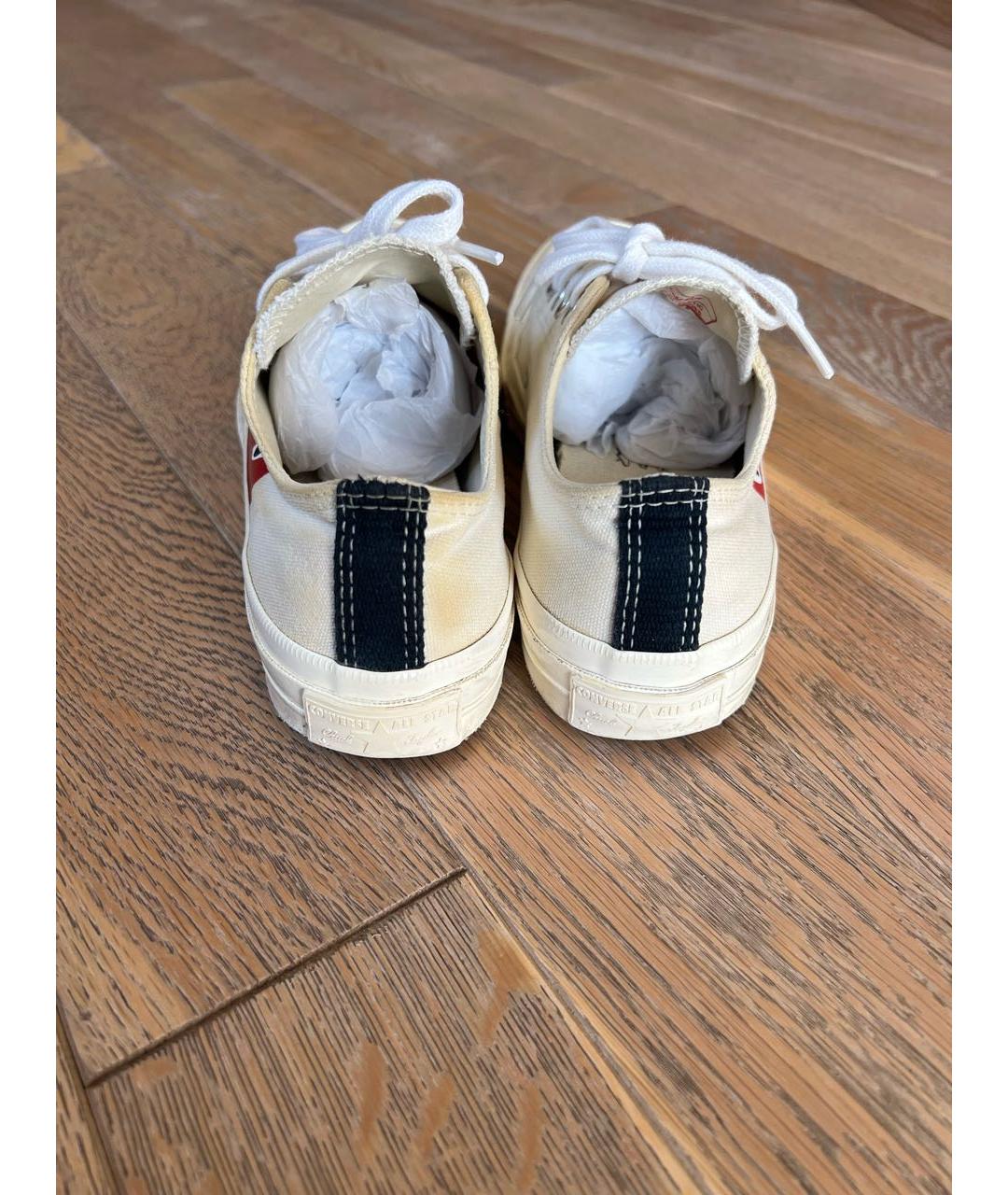 CONVERSE Белые текстильные кеды, фото 4