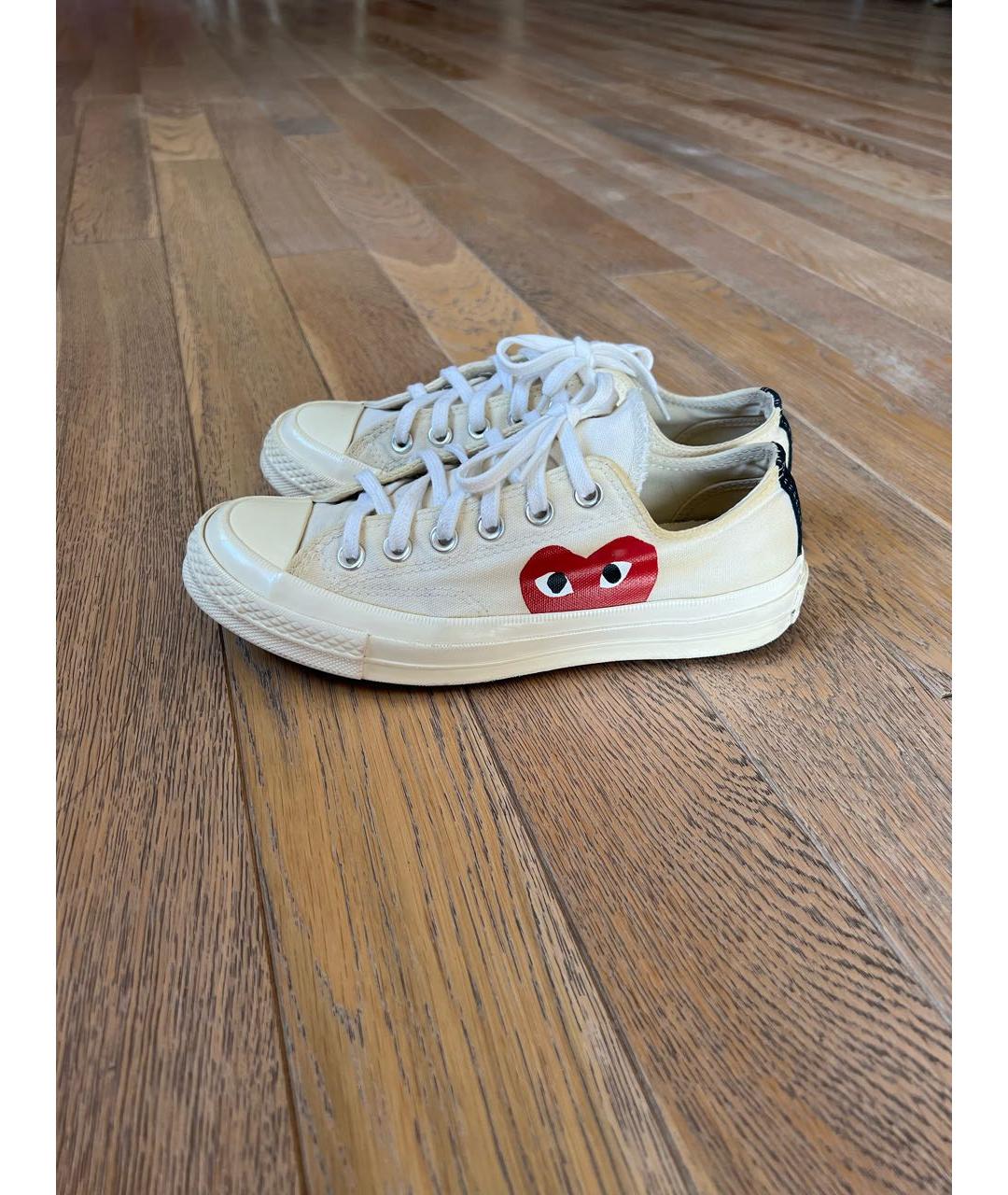 CONVERSE Белые текстильные кеды, фото 9