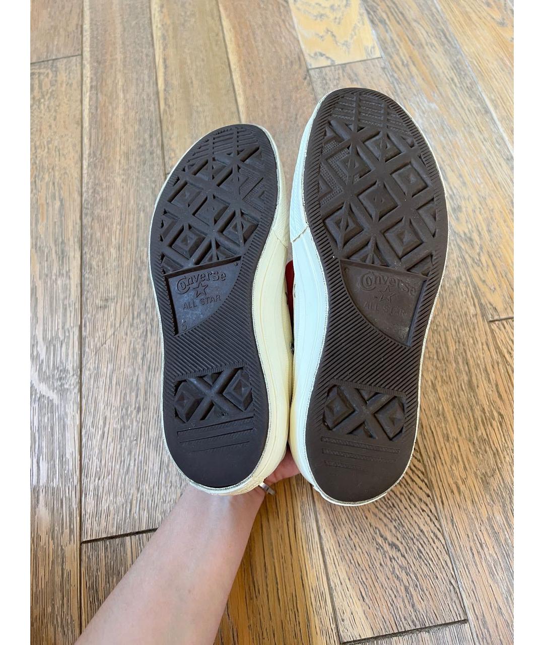 CONVERSE Белые текстильные кеды, фото 7