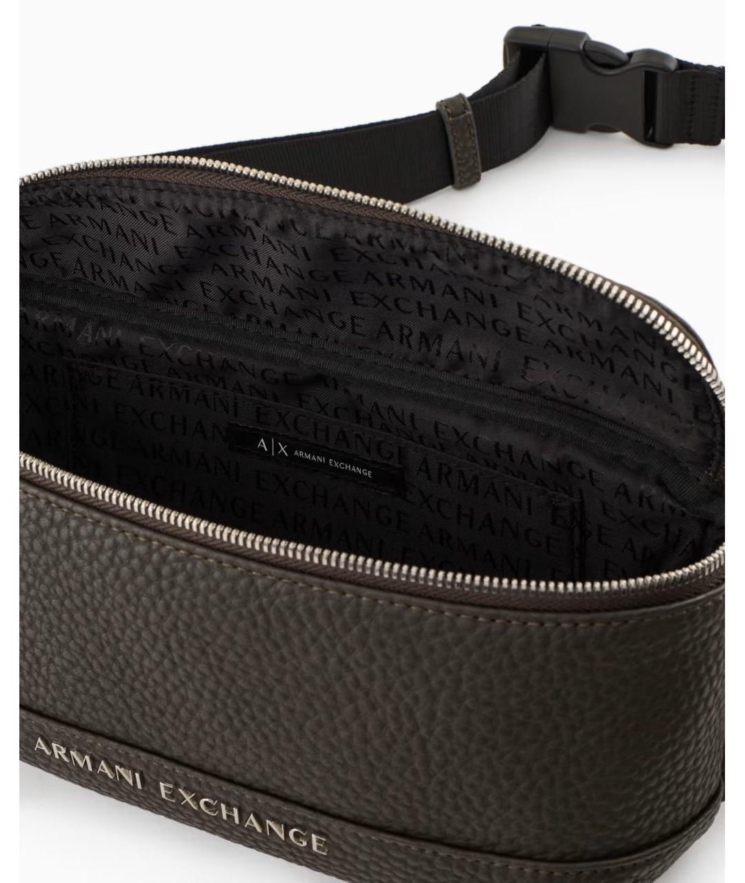 ARMANI EXCHANGE Хаки поясная сумка, фото 5