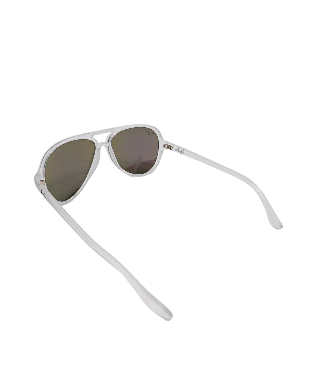 RAY BAN Зеленые пластиковые солнцезащитные очки, фото 4