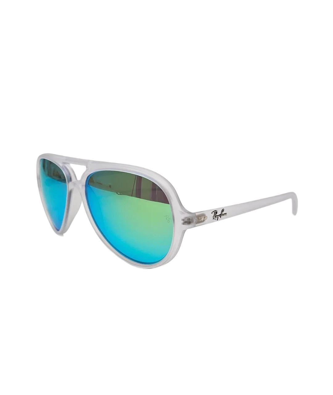 RAY BAN Зеленые пластиковые солнцезащитные очки, фото 2