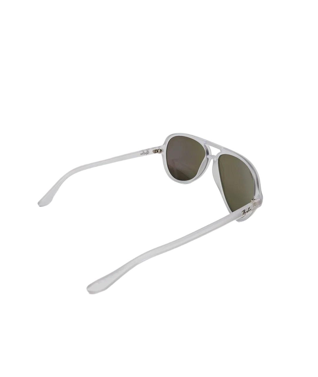 RAY BAN Зеленые пластиковые солнцезащитные очки, фото 3