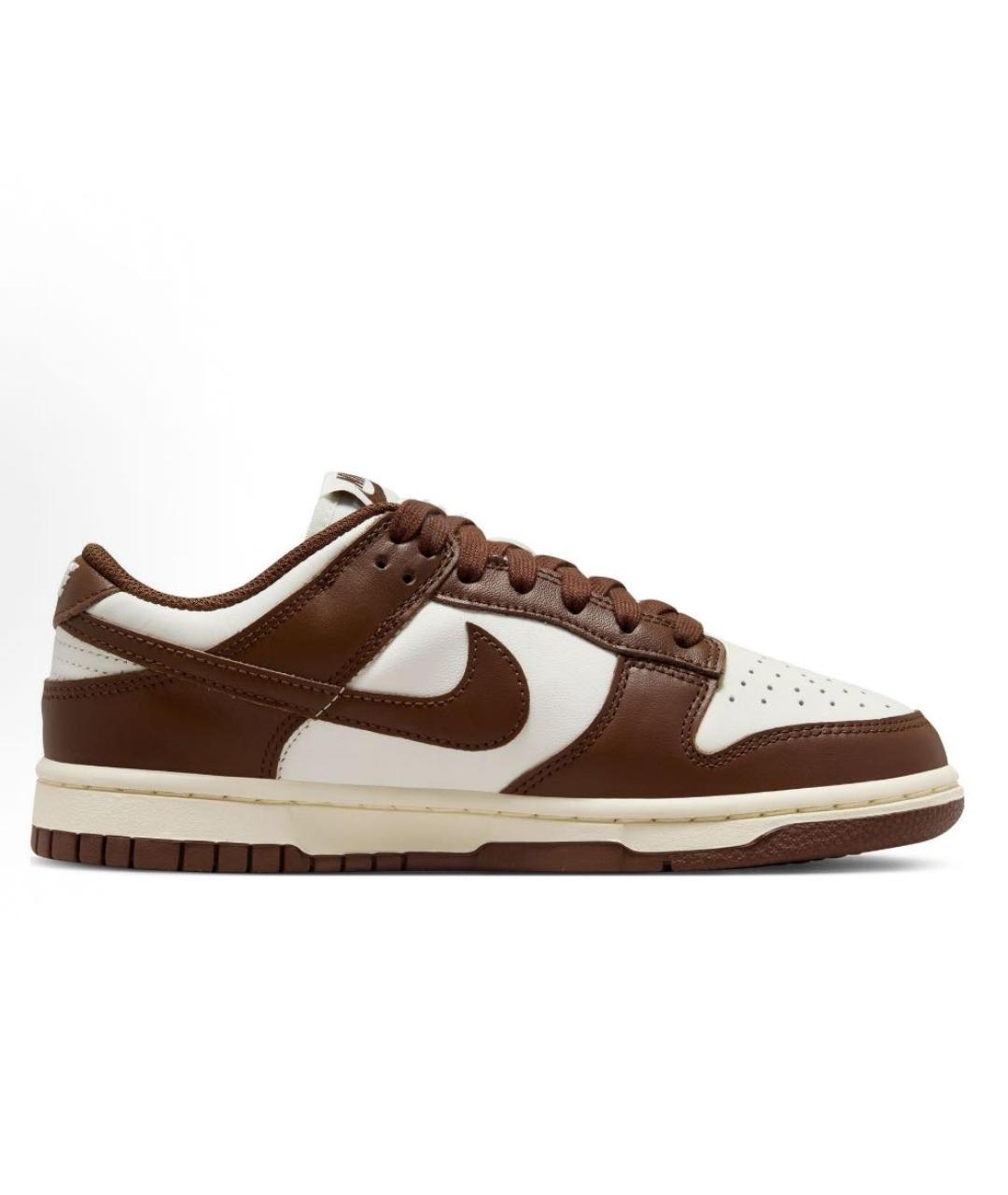 NIKE Коричневые кожаные кроссовки, фото 2