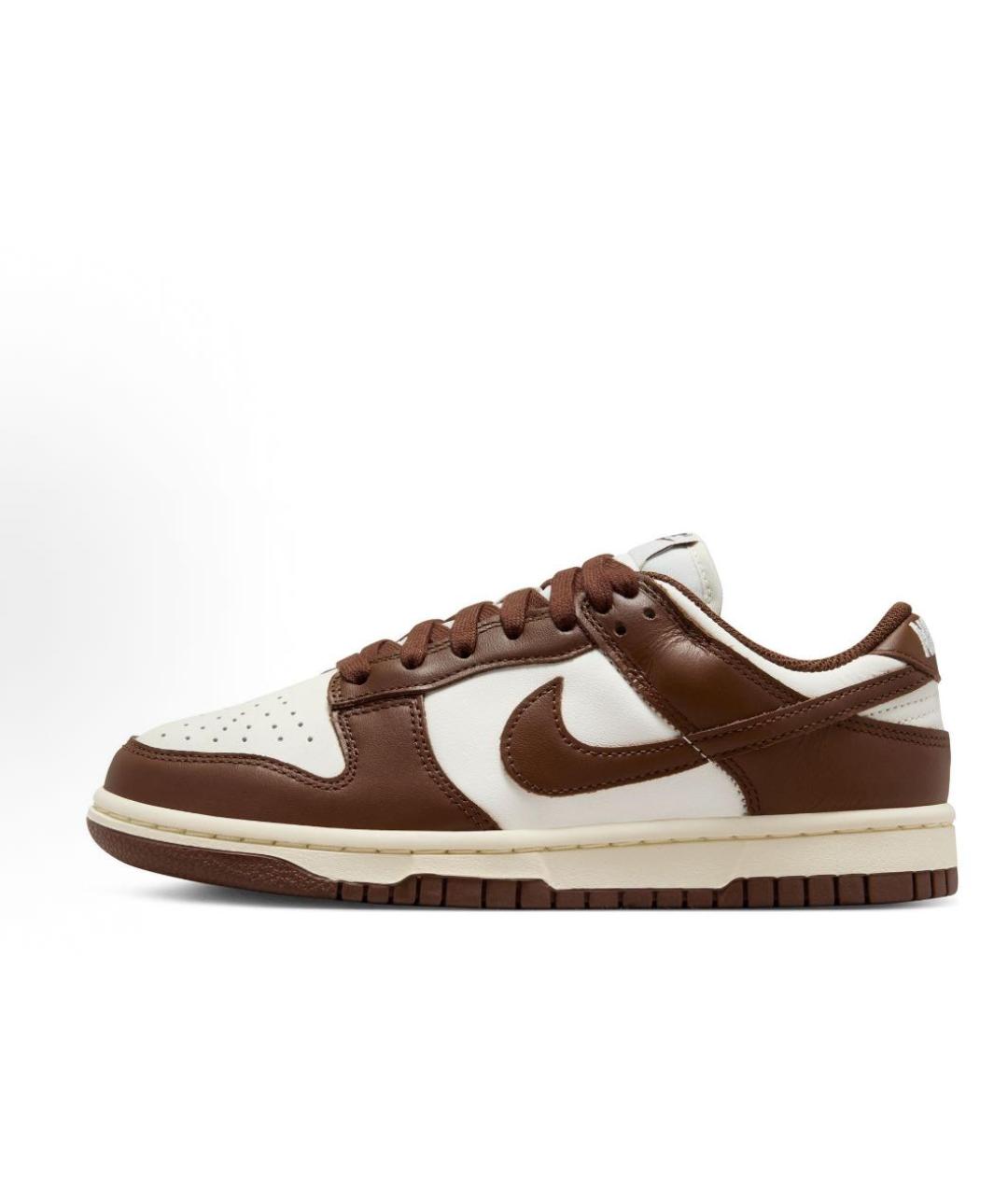NIKE Коричневые кожаные кроссовки, фото 7
