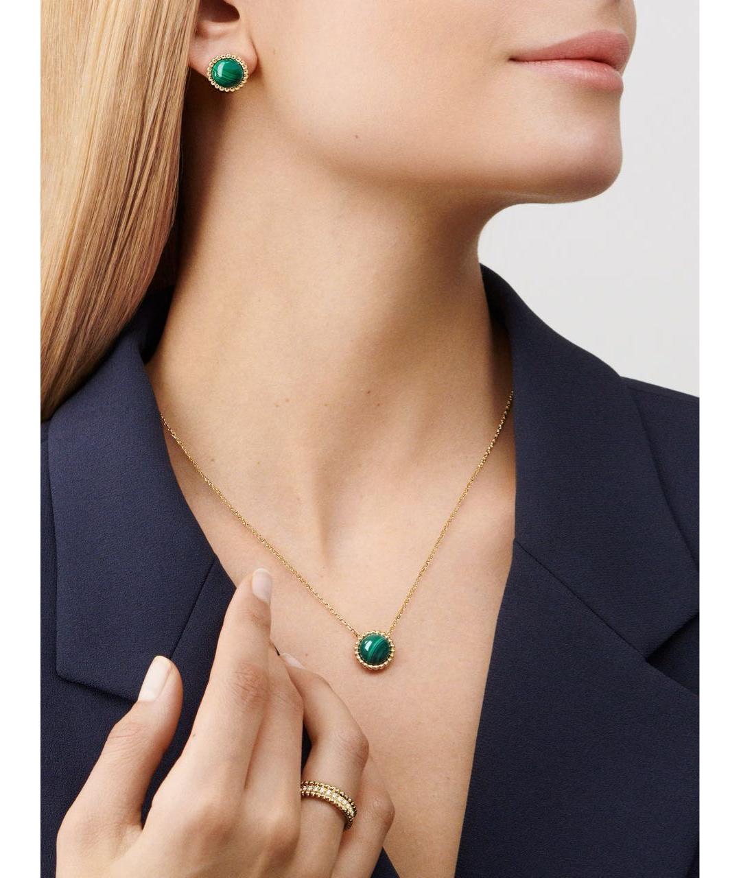 VAN CLEEF & ARPELS Зеленая подвеска из желтого золота, фото 6