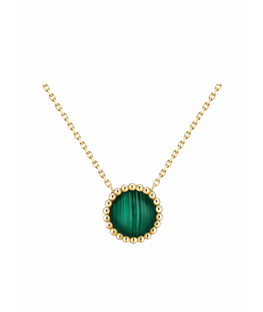 VAN CLEEF & ARPELS Зеленая подвеска из желтого золота, фото 1