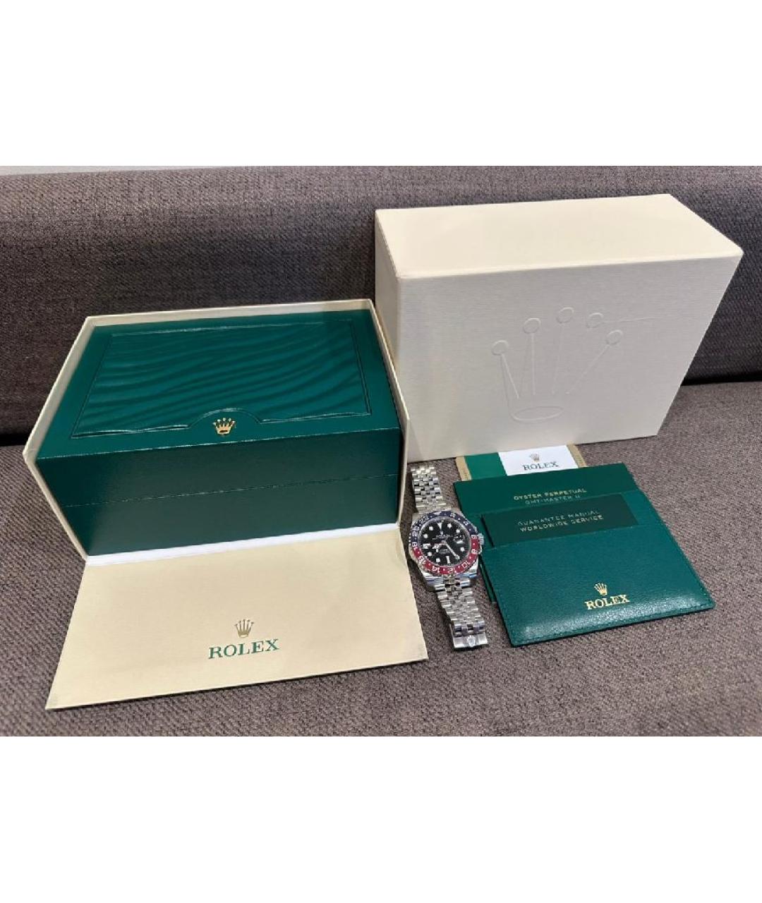ROLEX Красные часы, фото 6