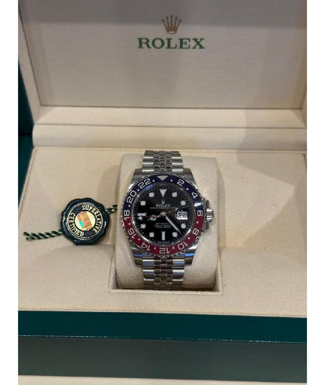ROLEX Красные часы, фото 2