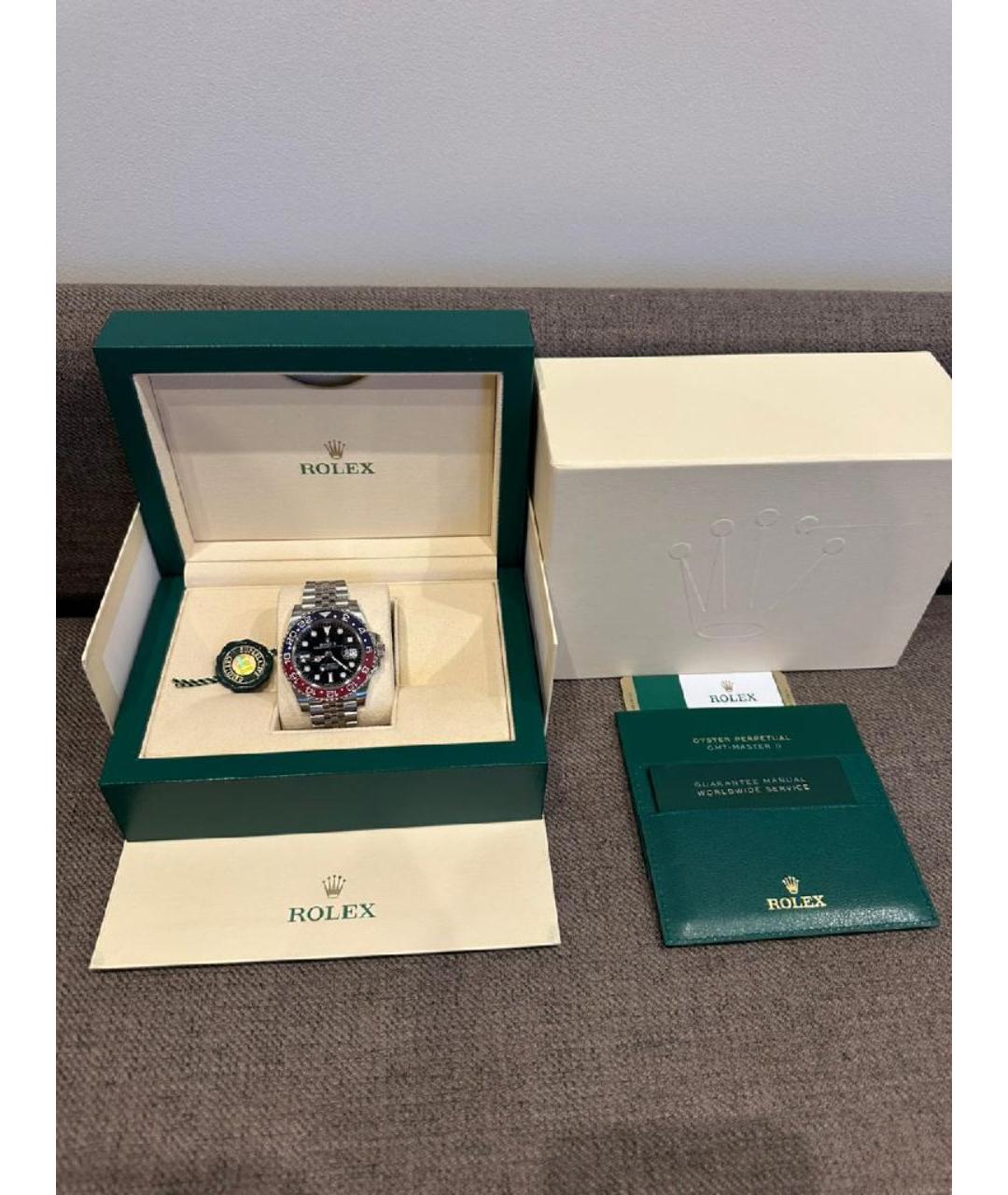 ROLEX Красные часы, фото 3