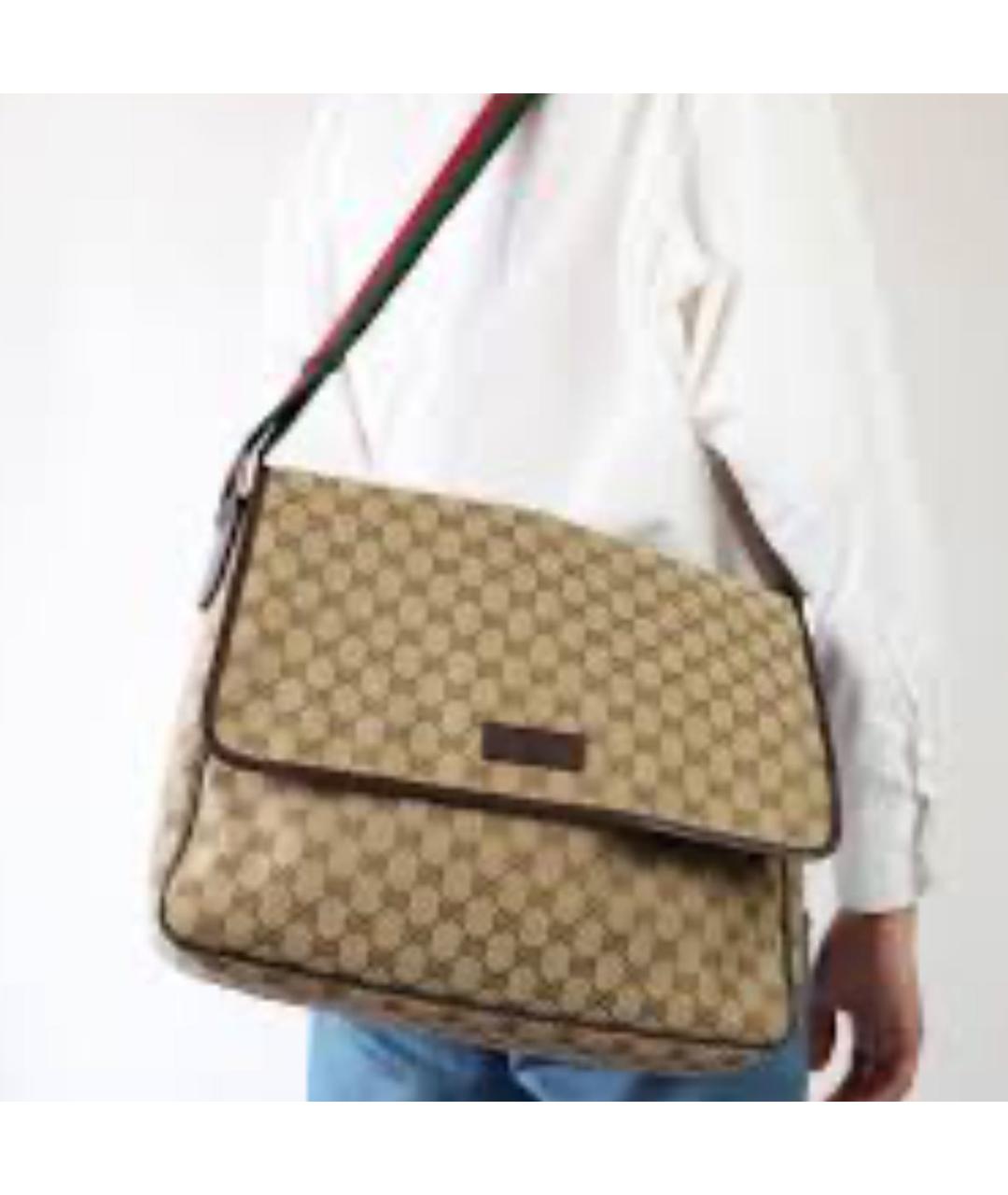 GUCCI Бежевая сумка на плечо, фото 5