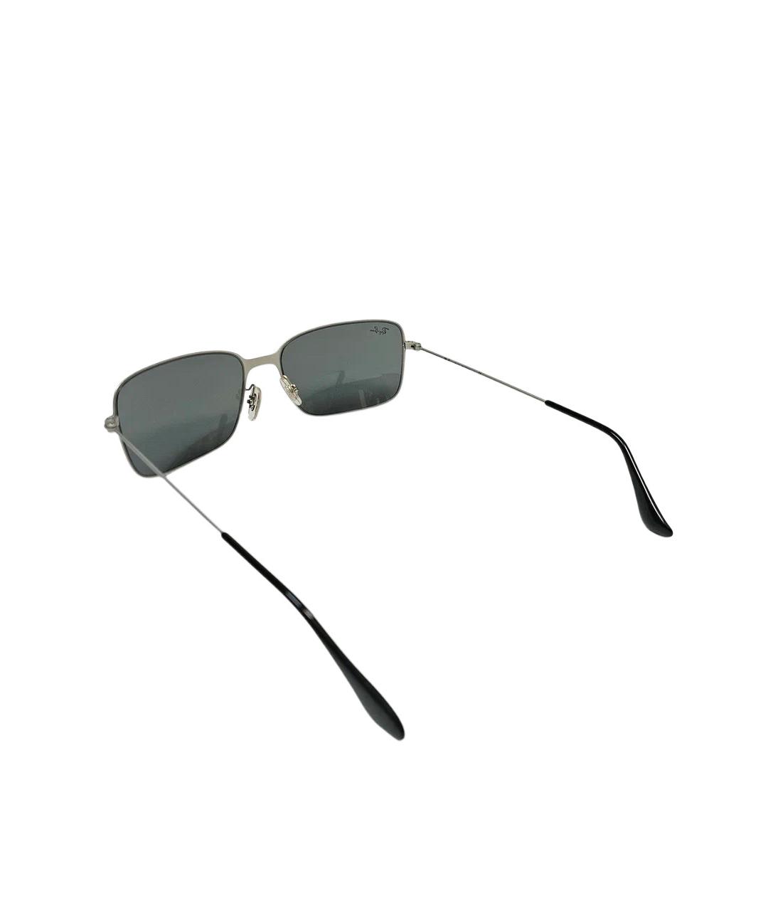 RAY BAN Серые пластиковые солнцезащитные очки, фото 4