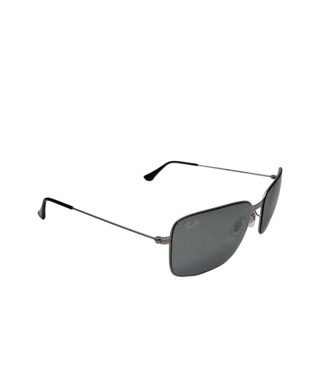 RAY BAN Серые пластиковые солнцезащитные очки, фото 3