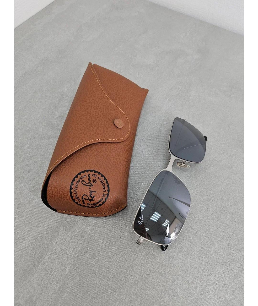 RAY BAN Серые пластиковые солнцезащитные очки, фото 7