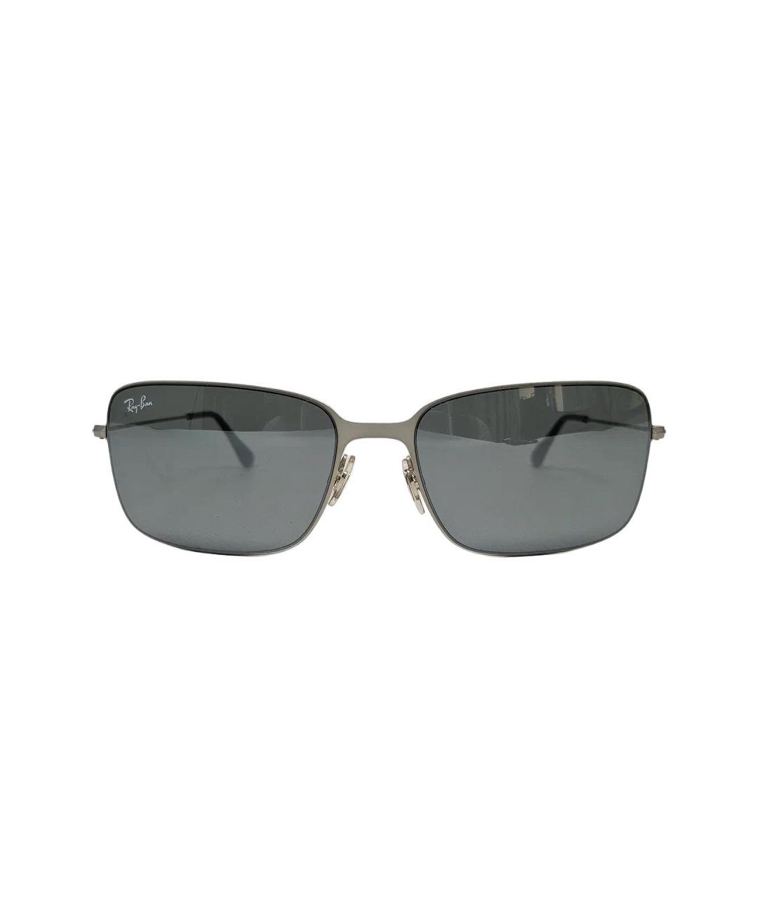 RAY BAN Серые пластиковые солнцезащитные очки, фото 1