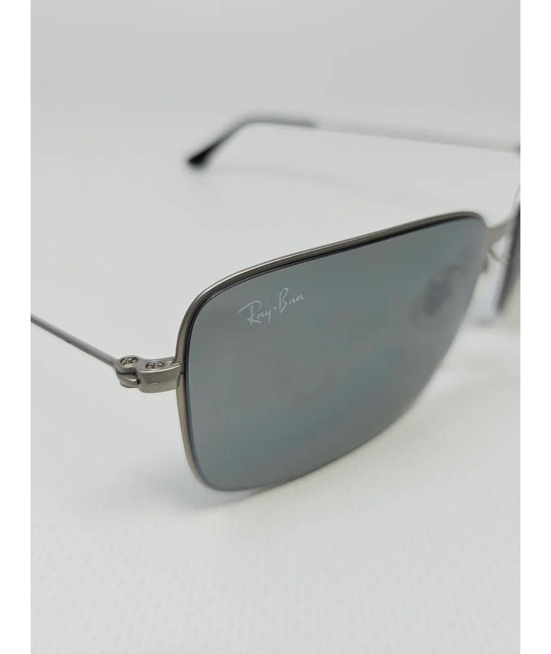 RAY BAN Серые пластиковые солнцезащитные очки, фото 5