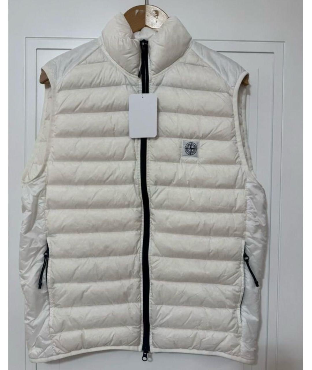 STONE ISLAND Белый жилет, фото 3