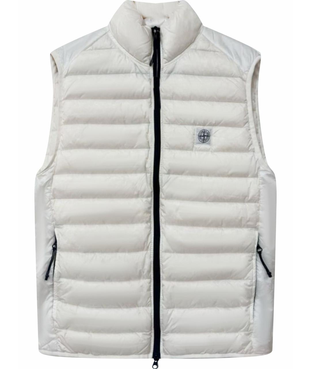 STONE ISLAND Белый жилет, фото 1