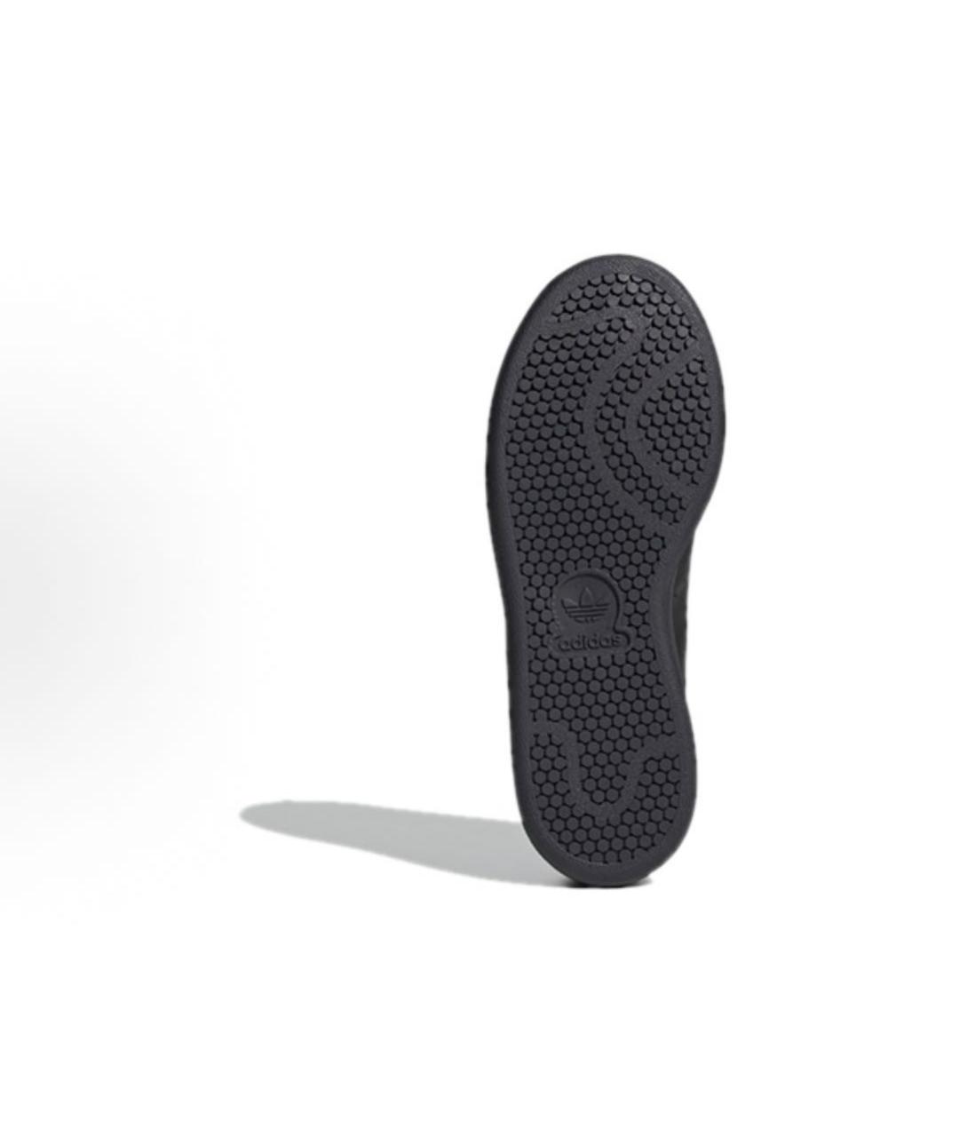 ADIDAS Черные кожаные кроссовки, фото 5