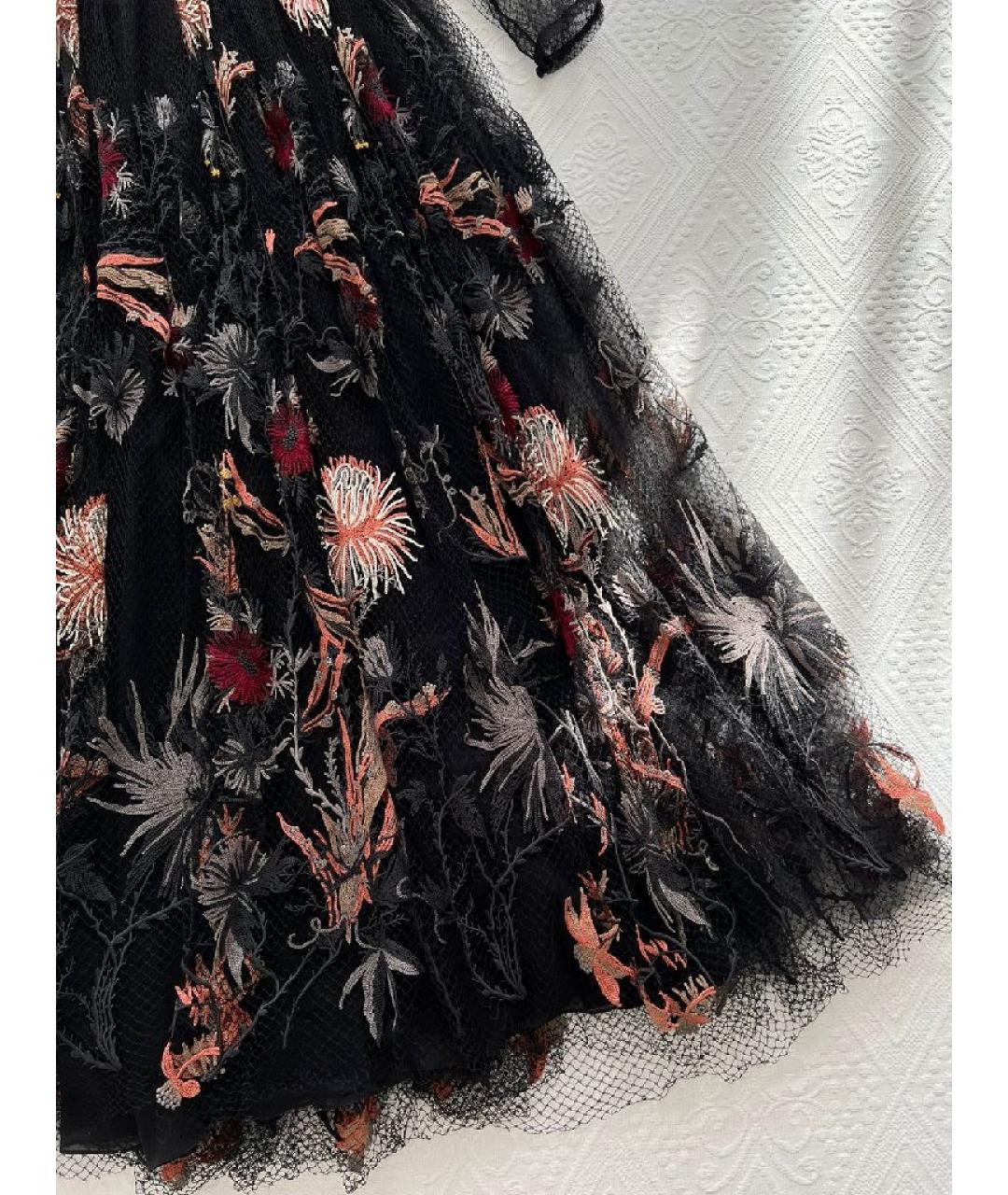 CHRISTIAN DIOR Черное хлопковое платье, фото 4