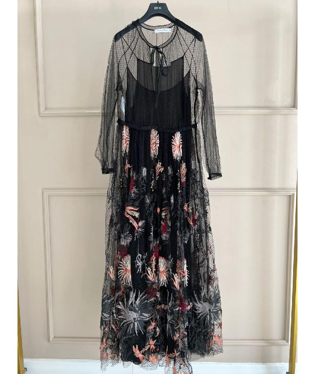 CHRISTIAN DIOR Черное хлопковое платье, фото 10