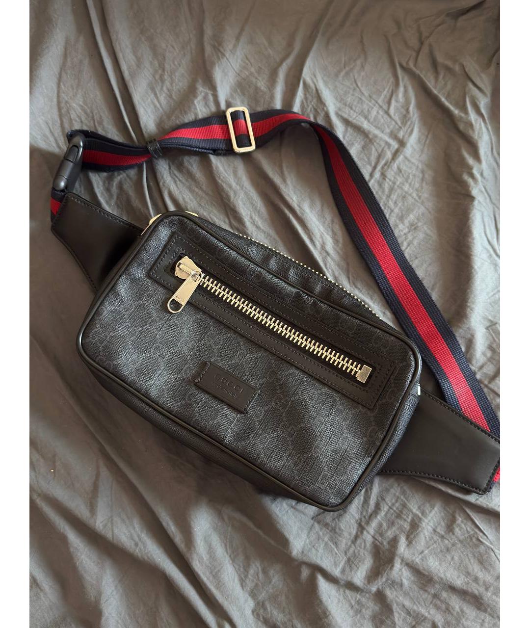 GUCCI Черная поясная сумка, фото 3