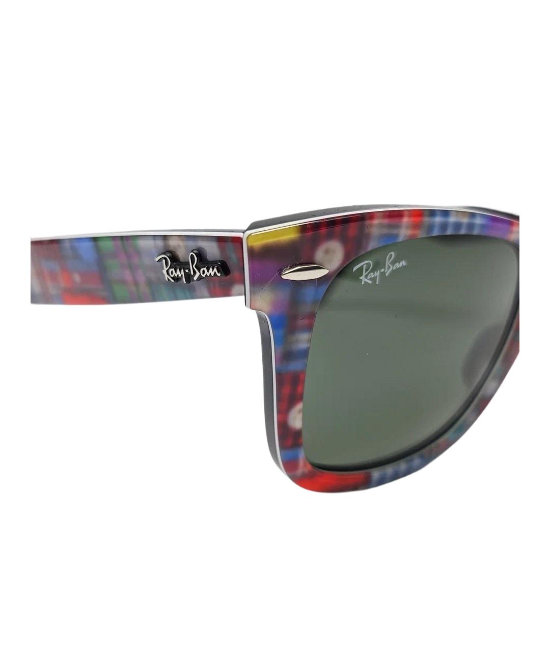 RAY BAN Мульти пластиковые солнцезащитные очки, фото 5