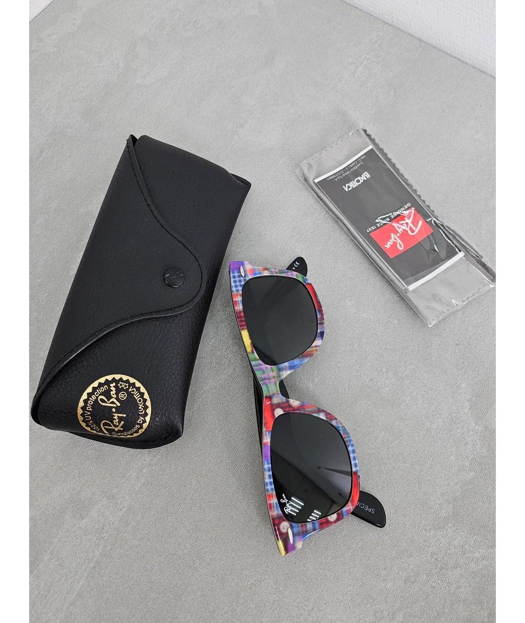 RAY BAN Мульти пластиковые солнцезащитные очки, фото 7