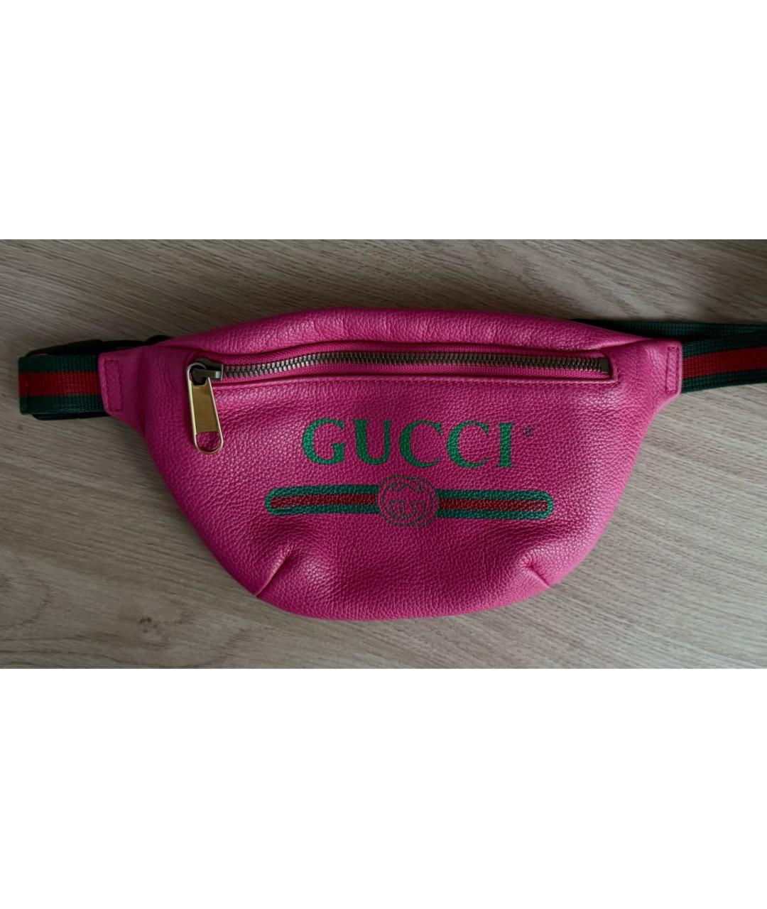 GUCCI Фуксия сумка, фото 2