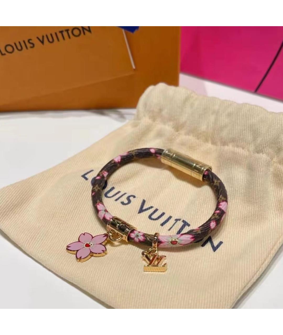 LOUIS VUITTON Коричневый браслет, фото 3