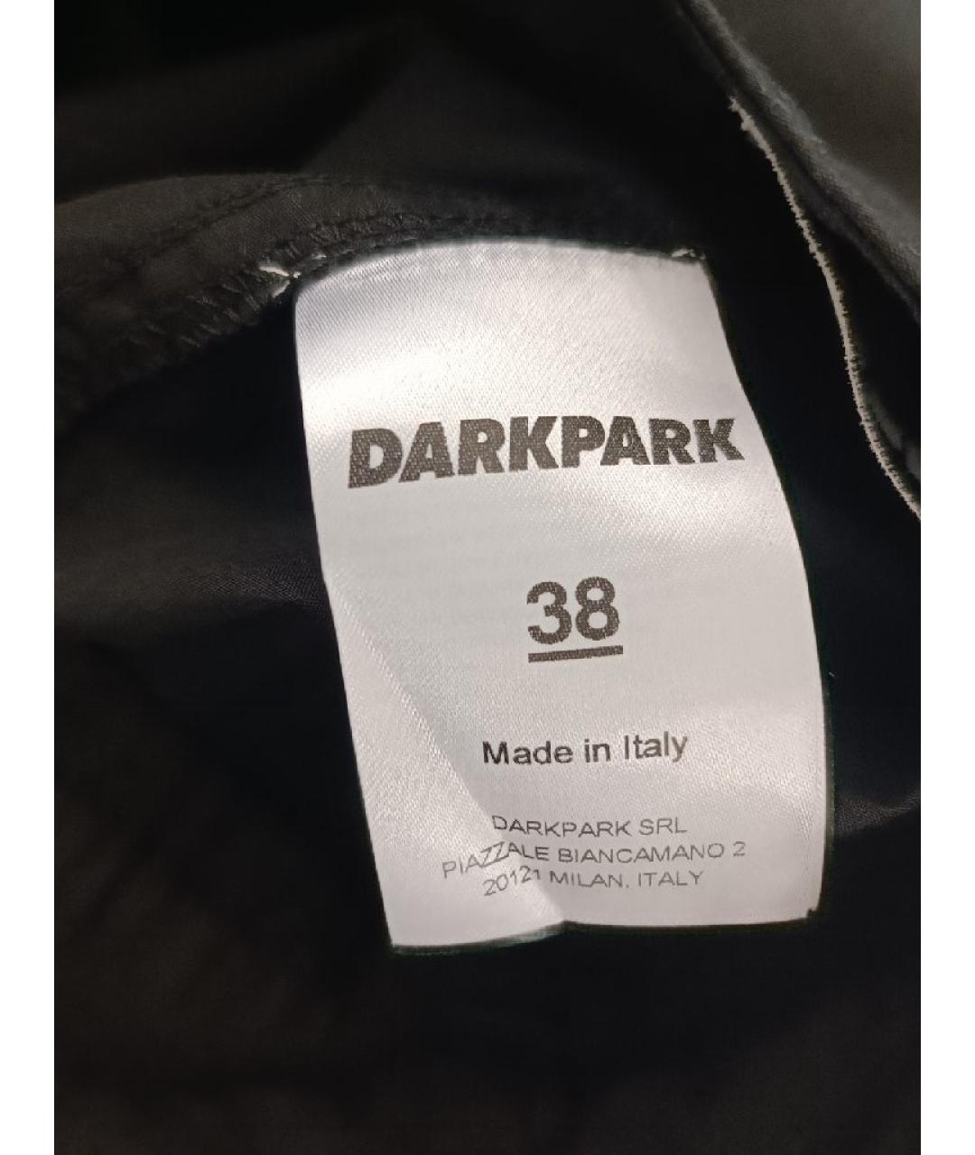 DARKPARK Черные хлопковые брюки широкие, фото 3