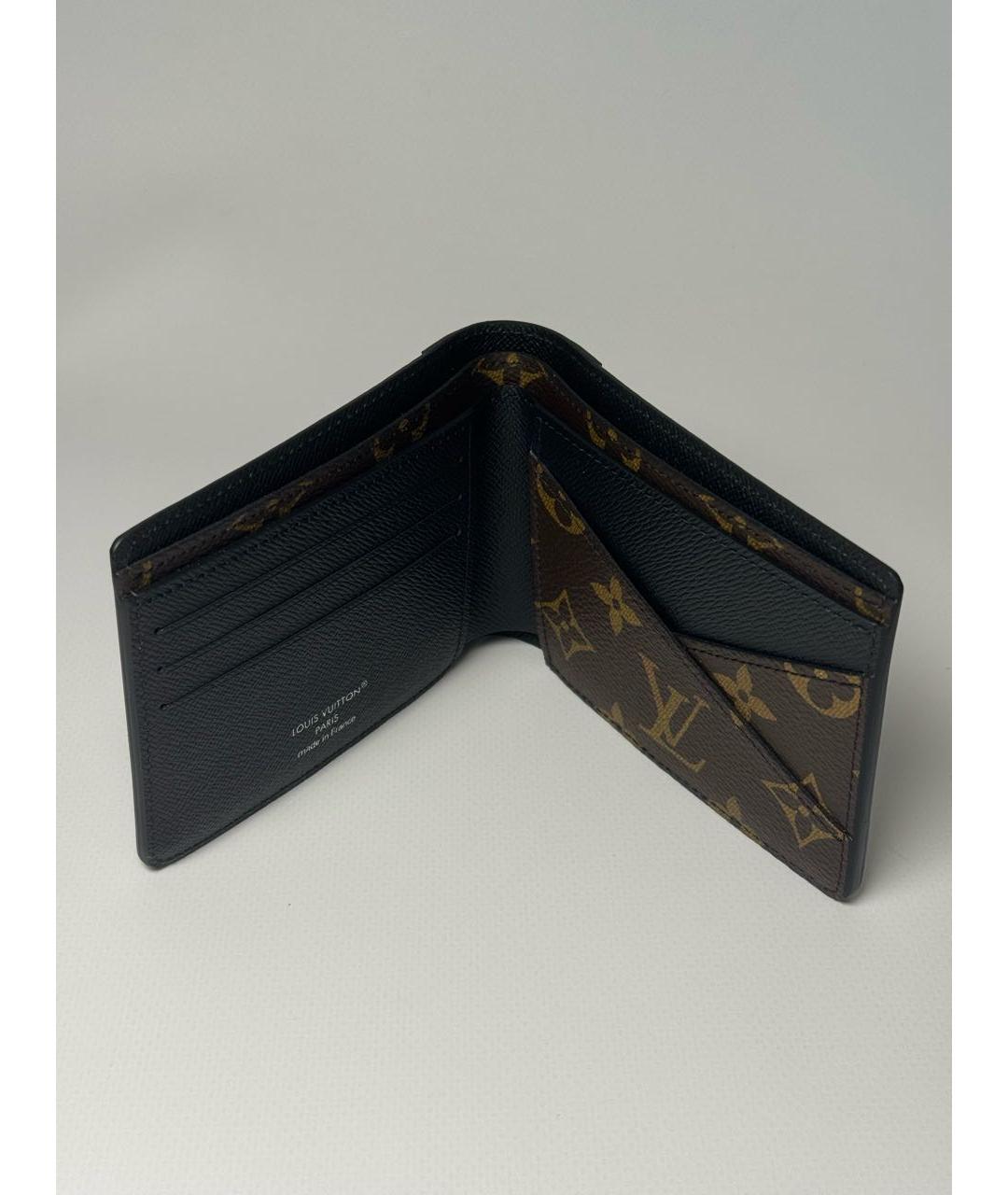 LOUIS VUITTON Коричневый кошелек, фото 6