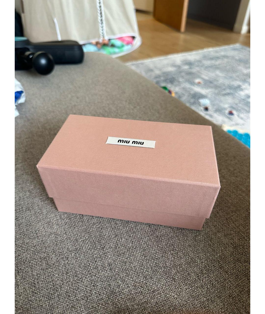 MIU MIU Черные пластиковые солнцезащитные очки, фото 4