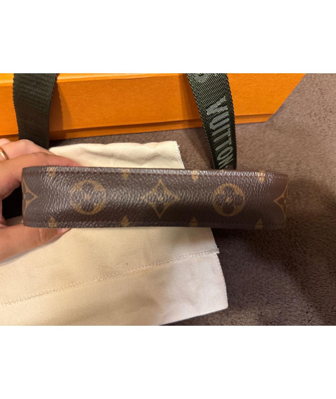 LOUIS VUITTON Коричневая сумка через плечо, фото 3