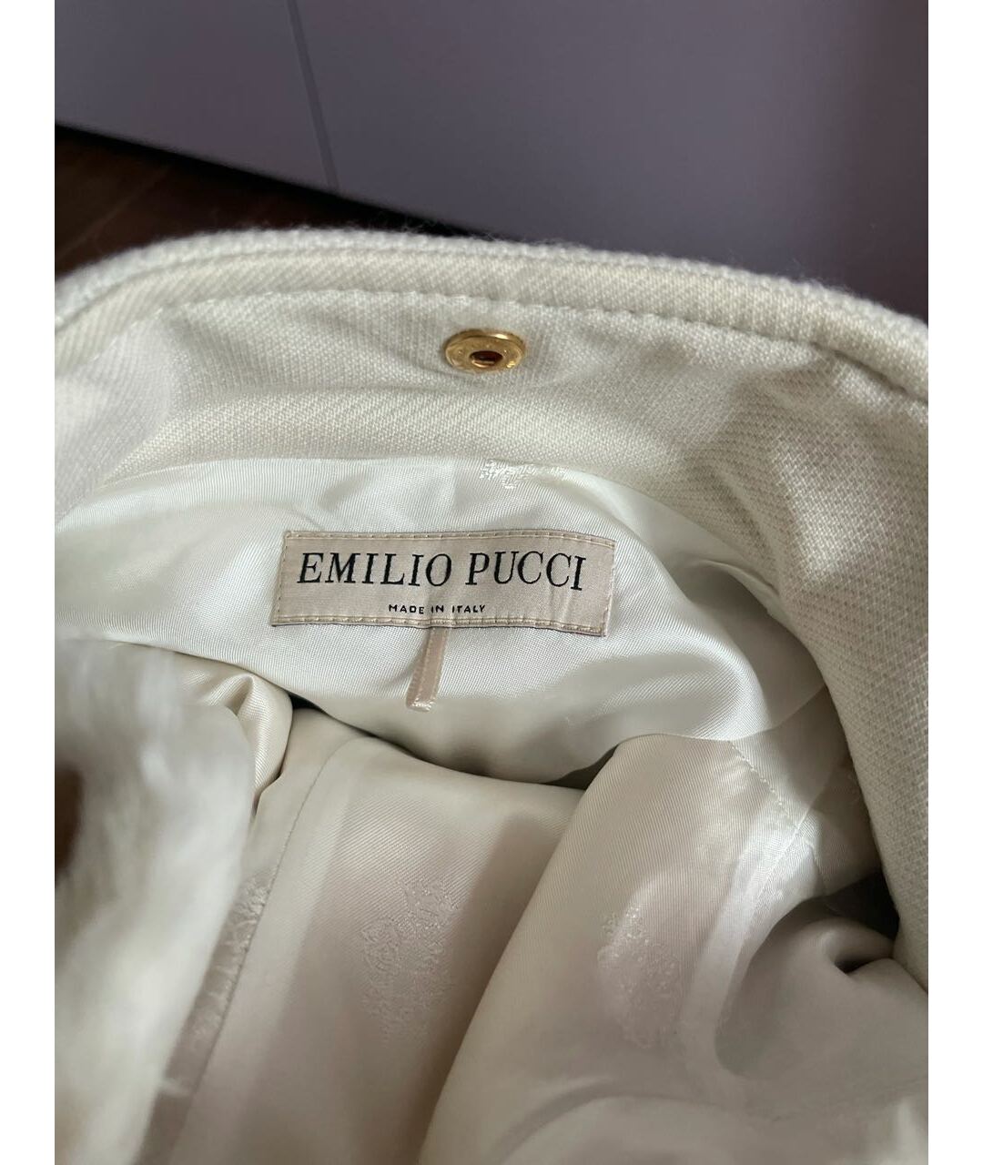 EMILIO PUCCI Белая шерстяная дубленка, фото 3