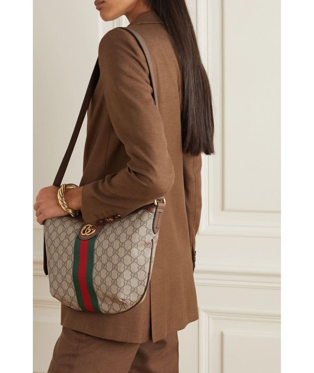 GUCCI Бежевая сумка через плечо, фото 4