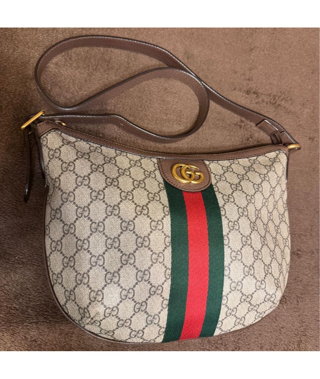 GUCCI Бежевая сумка через плечо, фото 2