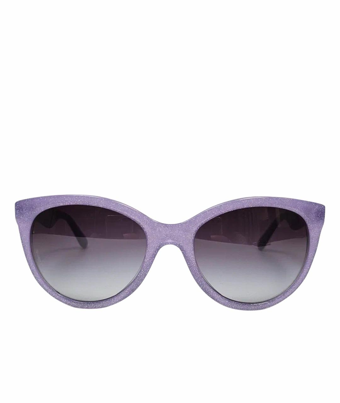 DOLCE&GABBANA Фиолетовые пластиковые солнцезащитные очки, фото 1