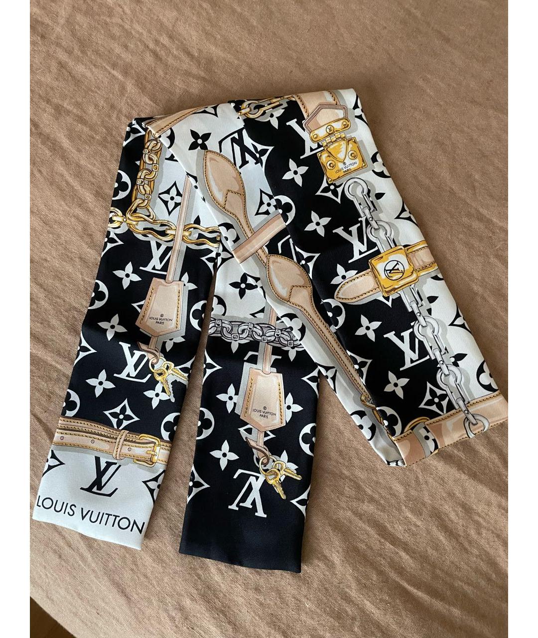 LOUIS VUITTON Мульти шелковый платок, фото 6
