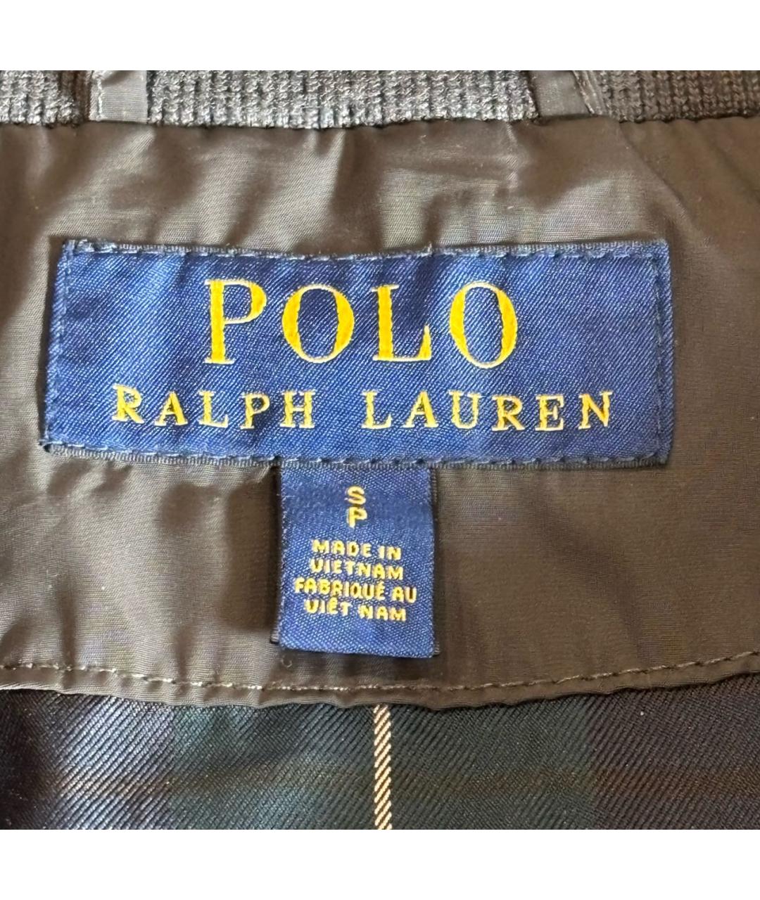 POLO RALPH LAUREN Серая полиэстеровая куртка, фото 3