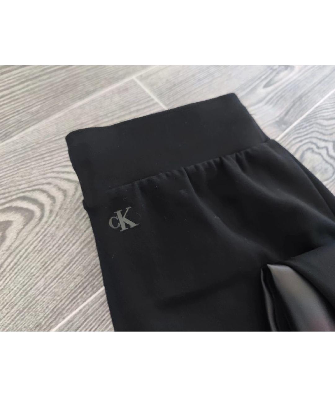 CALVIN KLEIN JEANS Черные прямые брюки, фото 5